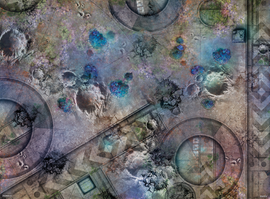 Grim Battlefield Battle Mat 44x60: Terrain Crate