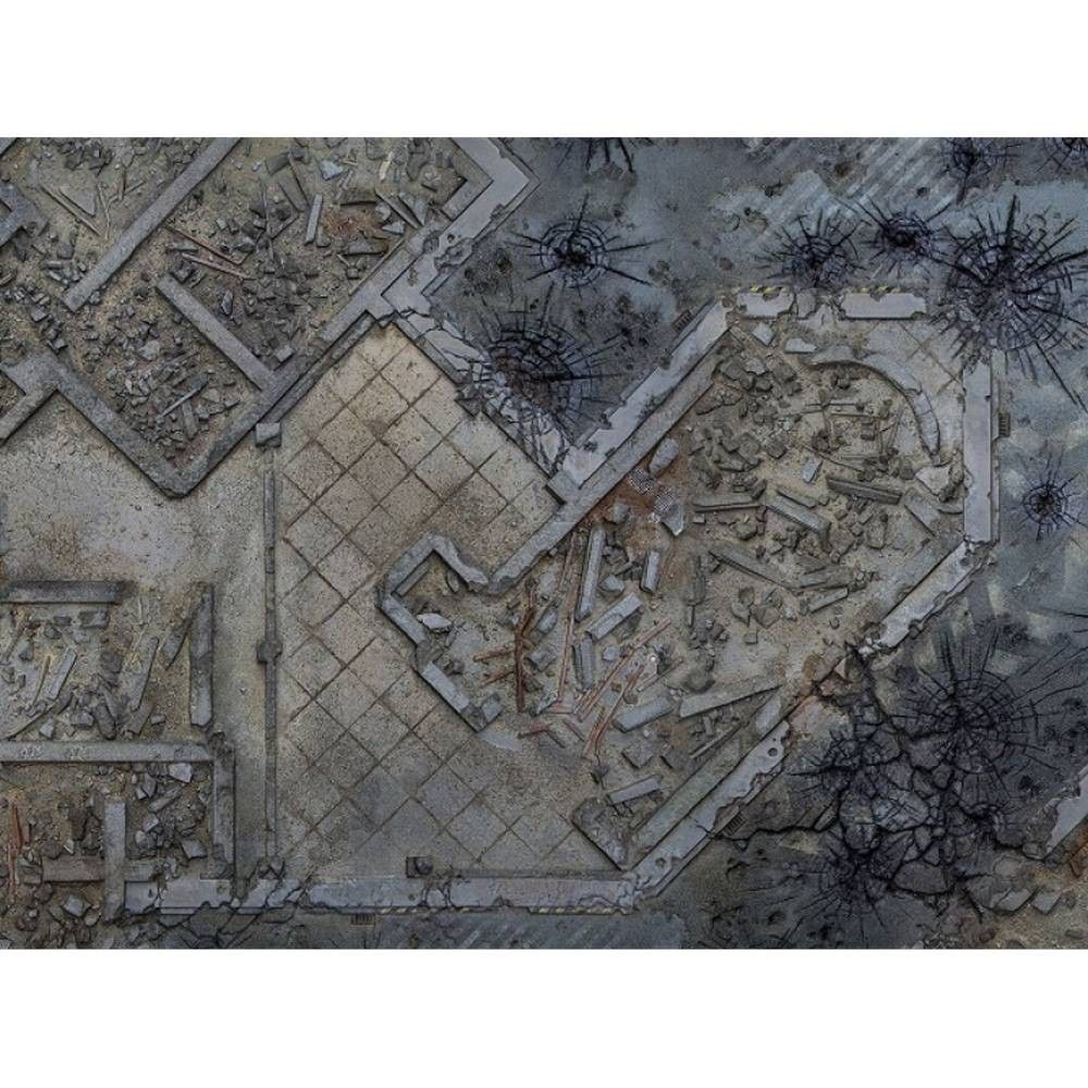 Warzone City Kill Team Gaming Mat - Kraken Wargames