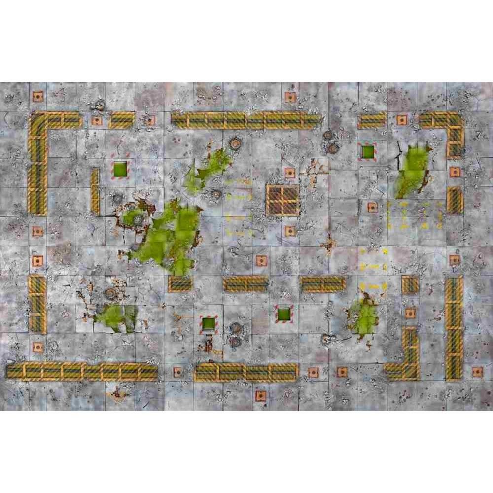 Industrial Grounds 4x4 Gaming Mat - Kraken Wargames