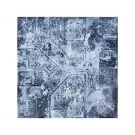 Winter Warzone City 44"x60" Gaming Mat - Kraken Wargames