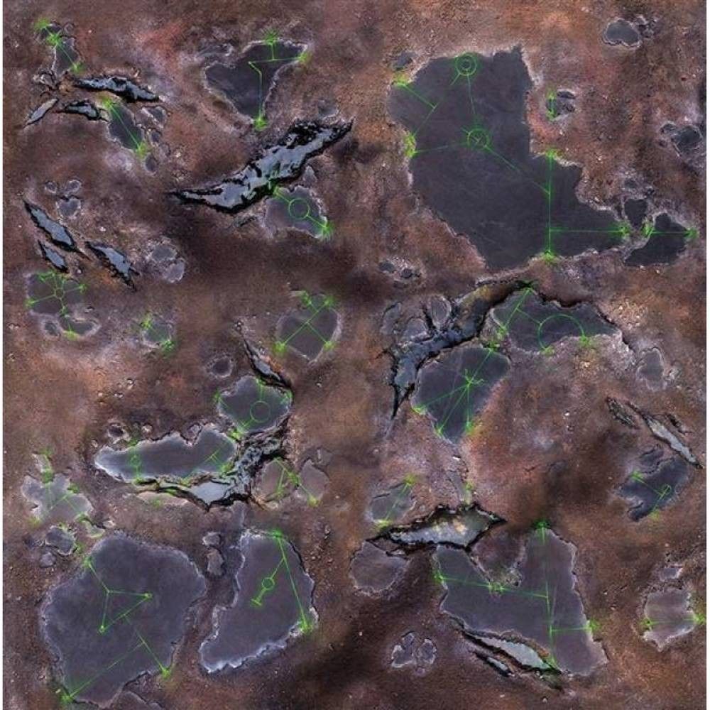 Alien Wasteland 4x4 Gaming Mat - Kraken Wargames