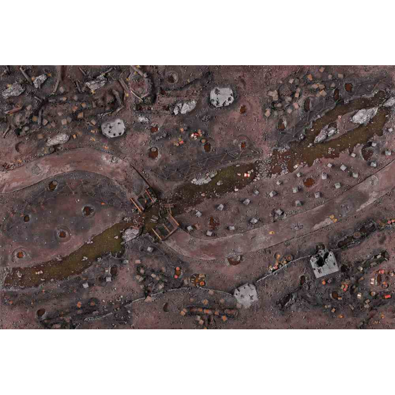 Death Valley 3x3 Gaming Mat - Kraken Wargames