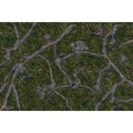 Ancient Green 6x4 Gaming Mat - Kraken Wargames