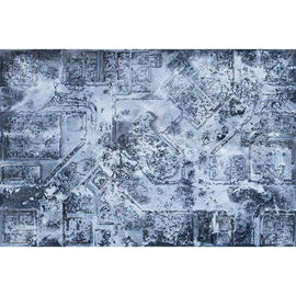 Winter Warzone City 6x4 Gaming Mat - Kraken Wargames