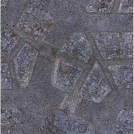 Cobblestone City 3x3 Gaming Mat - Kraken Wargames