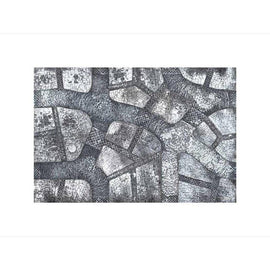 Winter Cobblestone City 6x4 Gaming Mat - Kraken Wargames