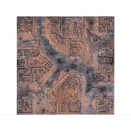 Desert Warzone City 4x4 Gaming Mat - Kraken Wargames