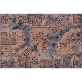 Desert Warzone City 6x4 Gaming Mat - Kraken Wargames