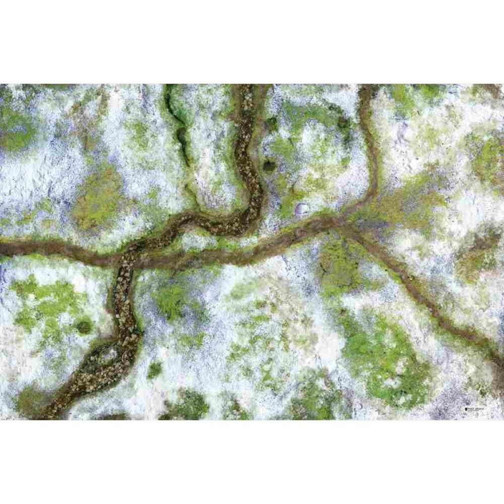 Snow Valley 3x3 Gaming Mat - Kraken Wargames