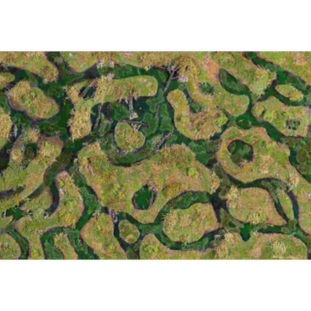 Forsaken Swamp 3x3 Gaming Mat - Kraken Wargames