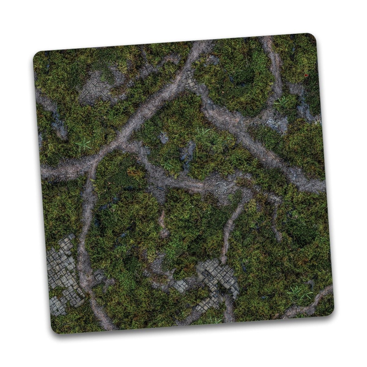 Ancient Green 3x3 Gaming Mat - Kraken Wargames