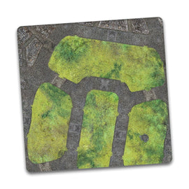 Cobblestone Park 4x4 Gaming Mat - Kraken Wargames