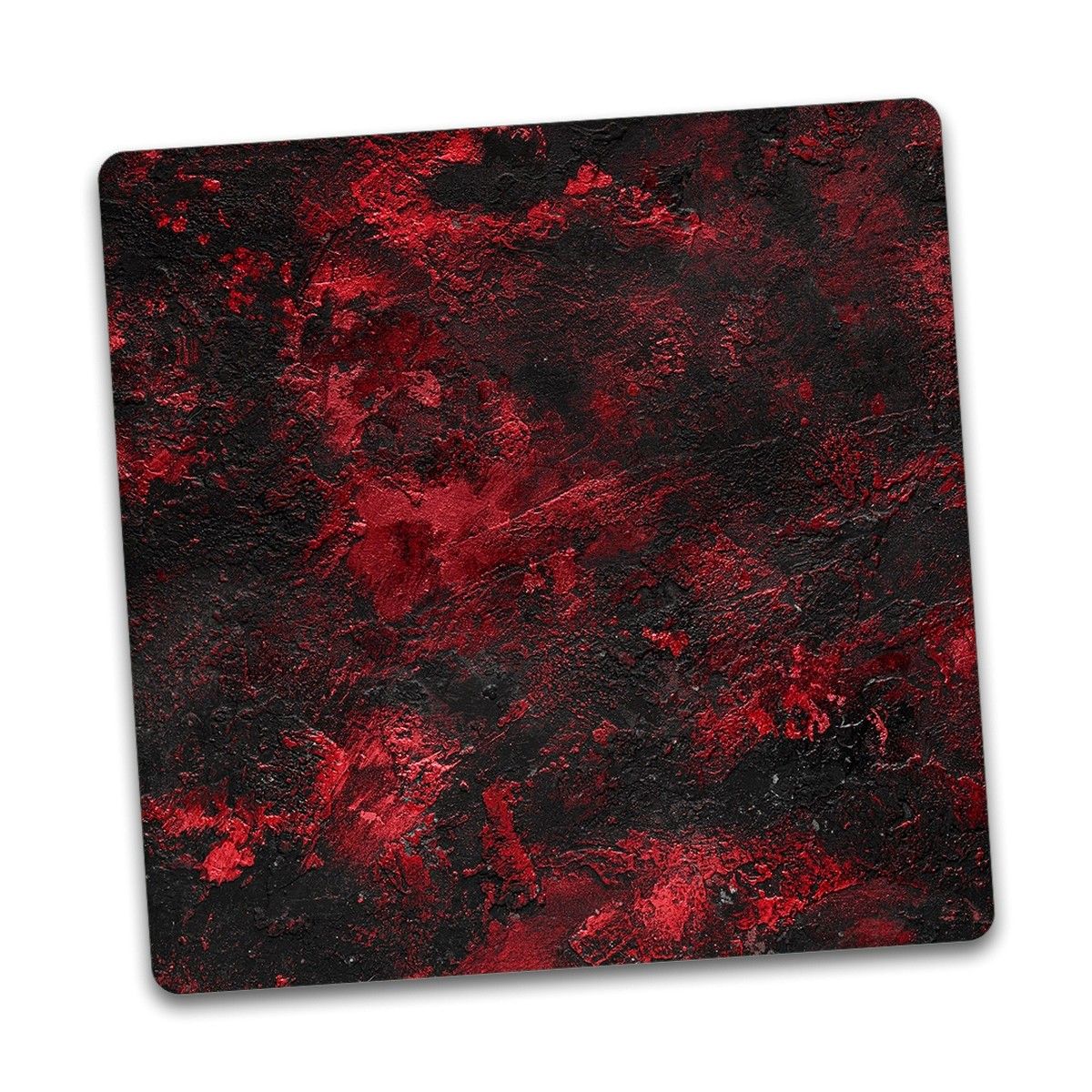 Slate Blood Red 4x4 Gaming Mat - Kraken Wargames