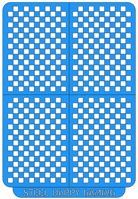 Checkers - Large (5mm Blk) - Steel Harpy Stencils