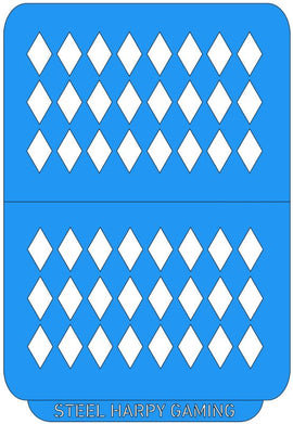 Jester Diamonds -  Extra Large - Steel Harpy Stencils