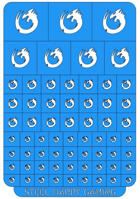Space Snake - Small - Steel Harpy Stencils