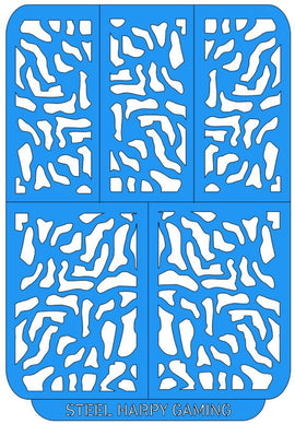 Military Camo - Medium - Style 1 - Steel Harpy Stencils