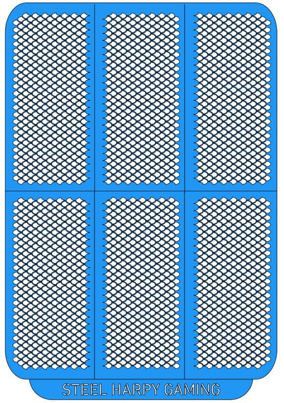 Dragon Scales - Small - Steel Harpy Stencils