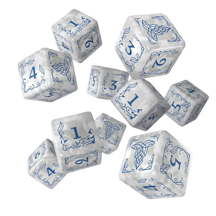The Lord of the Rings: Rivendell 10x D6 Dice Set - Stone