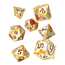 The Lord of the Rings: Ring-bearers - Full Art Dice Set - Whitefire Radiance