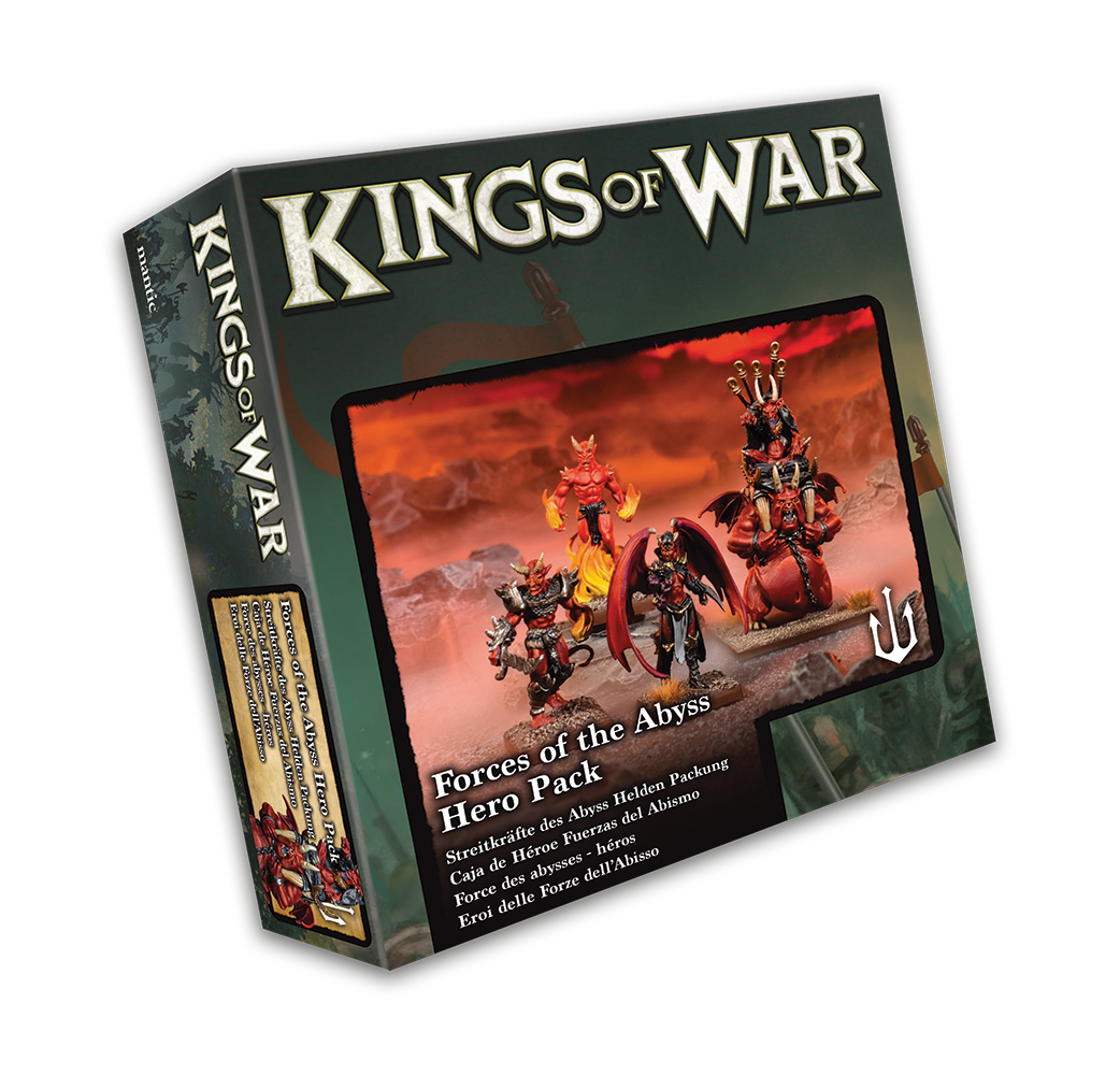 Forces of the Abyss Hero Pack  Kings of War - Mantic Games