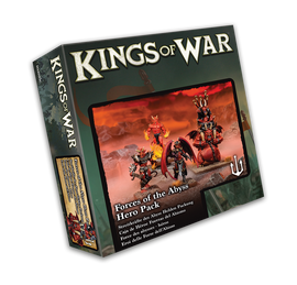 Forces of the Abyss Hero Pack  Kings of War - Mantic Games