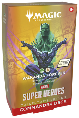 MTG: Marvel Super Heroes Mazo Commander de Coleccionista Wakanda por Siempre