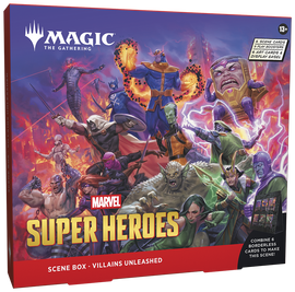 MTG: Caja de escenas de Marvel Super Heroes Villanos desatados