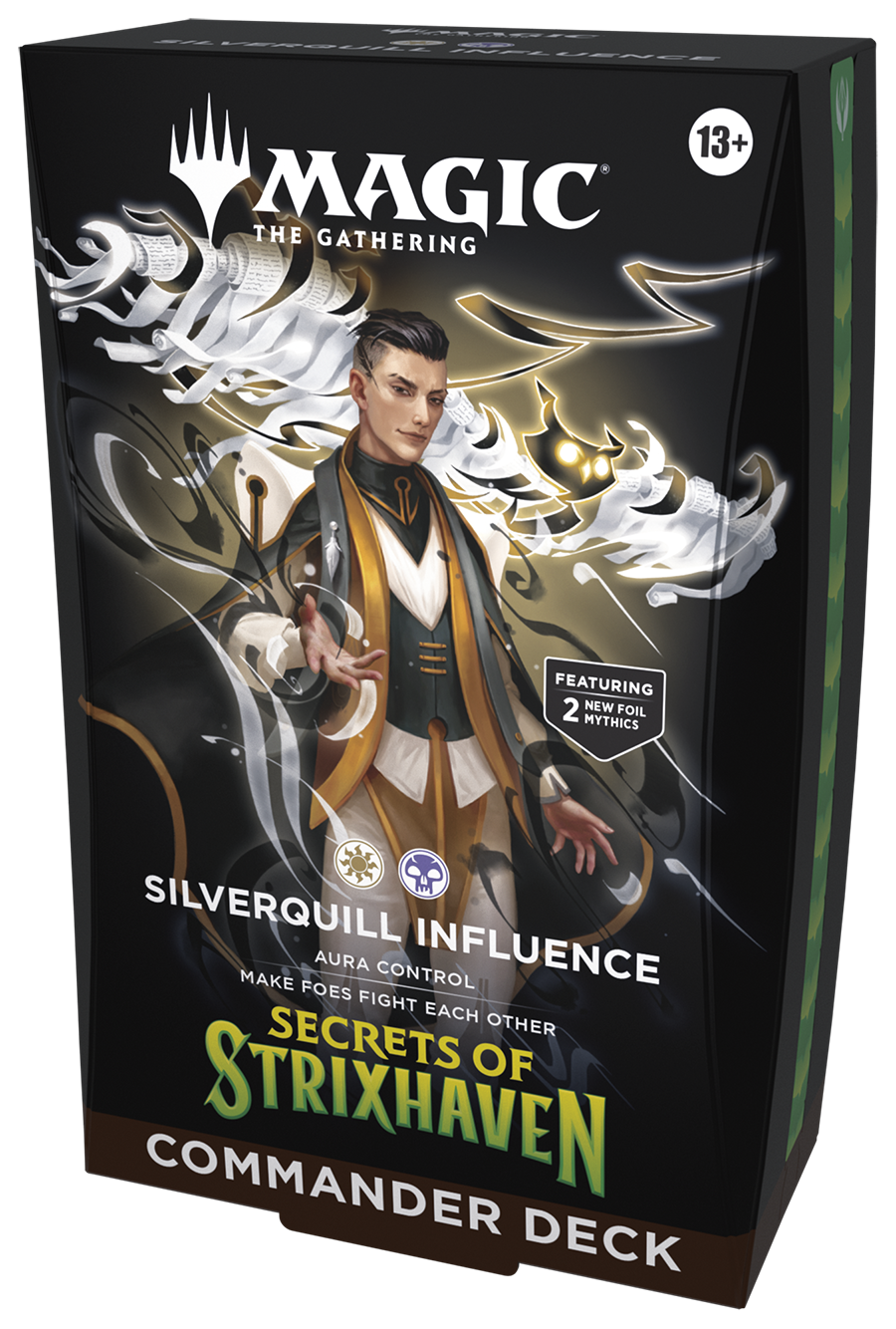MTG: Mazo de Comandante de Secretos de Strixhaven Influencia de Silverquill