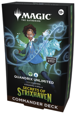 MTG: Secrets of Strixhaven Commander Deck Quandrix Unlimited