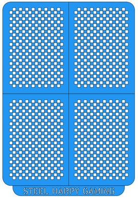 Checkers - Medium (3mm Blk) - Steel Harpy Stencils