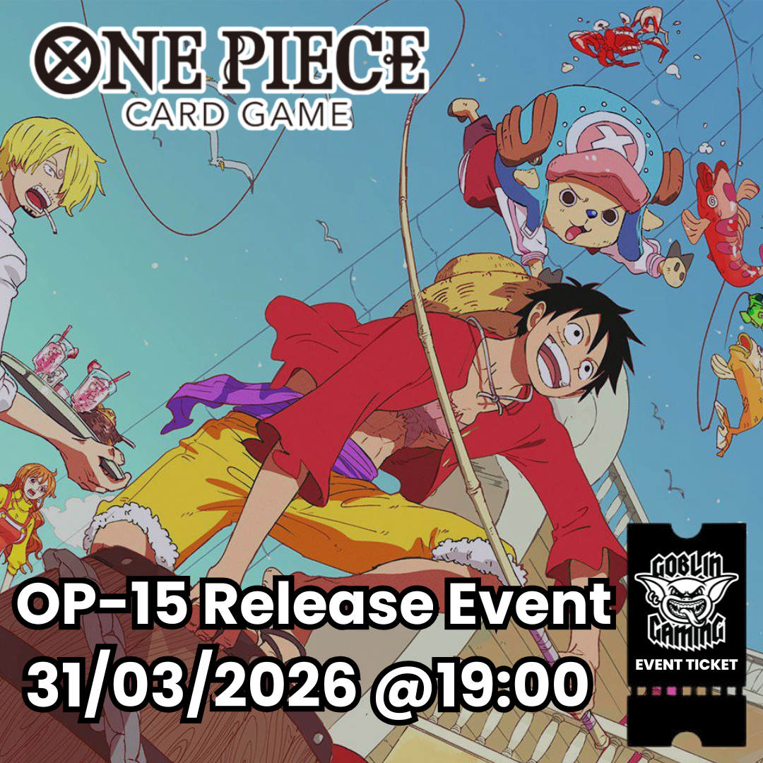 One Piece TCG OP-15 Release Event Ticket 31/03/2026 @ 19:00