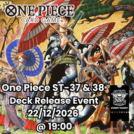 One Piece ST-37 & ST-38 Release Event Ticket 22/12/2026 @ 18.30