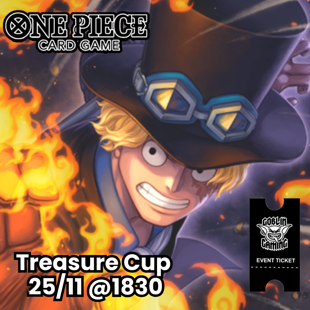 One Piece TCG Treasure Cup Event Ticket 25/11/2025 @ 18:30
