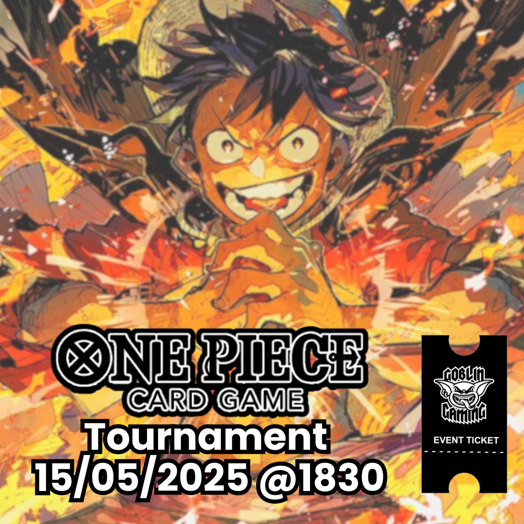One Piece TCG Tournament 15/05/2025 @ 1830