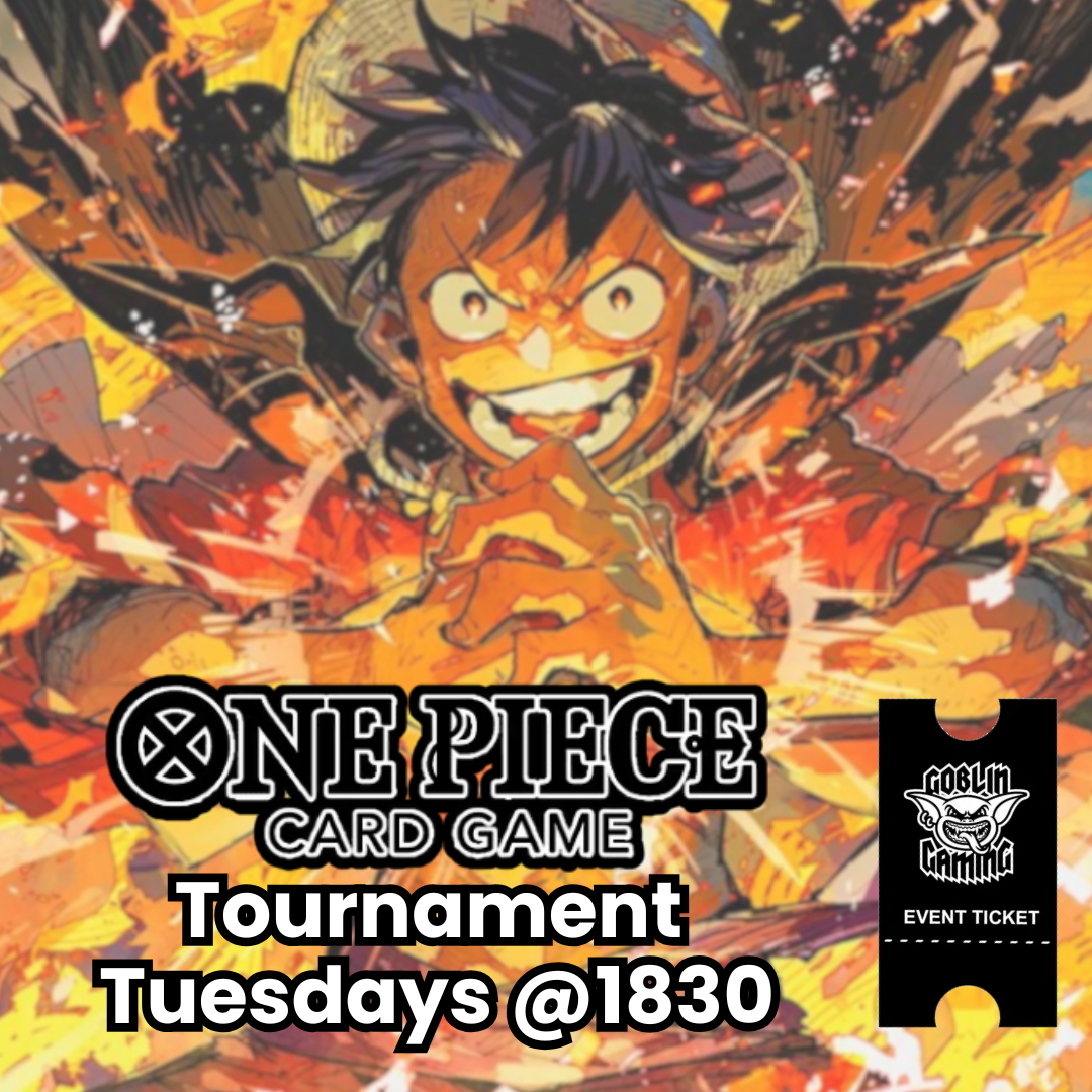 One Piece TCG Tournament Event Ticket 09/12/2025 @ 18:30