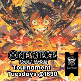 One Piece TCG Tournament Event Ticket 16/12/2025 @ 18:30