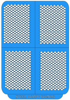 Dragon Scales - Large - Steel Harpy Stencils