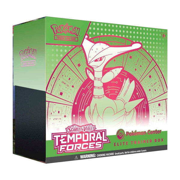 Pokemon TCG: Scarlet and Violet 5 - Temporal Forces Elite Trainer Box - Iron Leaves