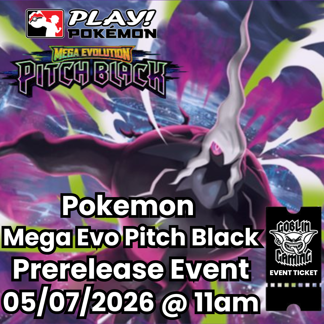 Pokemon Pitch Black Prerelease 05/07/2026 @ 11:00