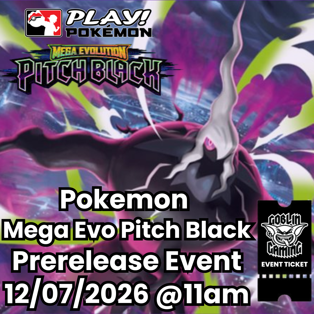 Pokemon Pitch Black Prerelease 12/07/2026 @ 11:00