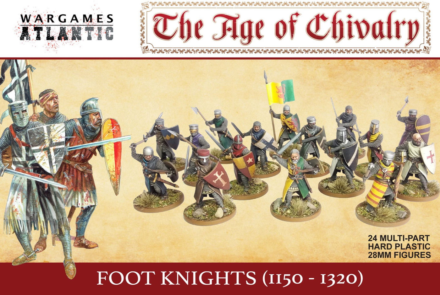 Foot Knights (1150-1320) Wargames Atlantic