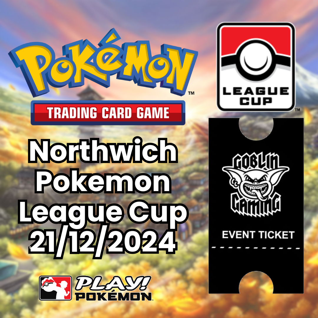 Pokemon League Cup Entry Event Ticket 21/12/2025 @ 10:30