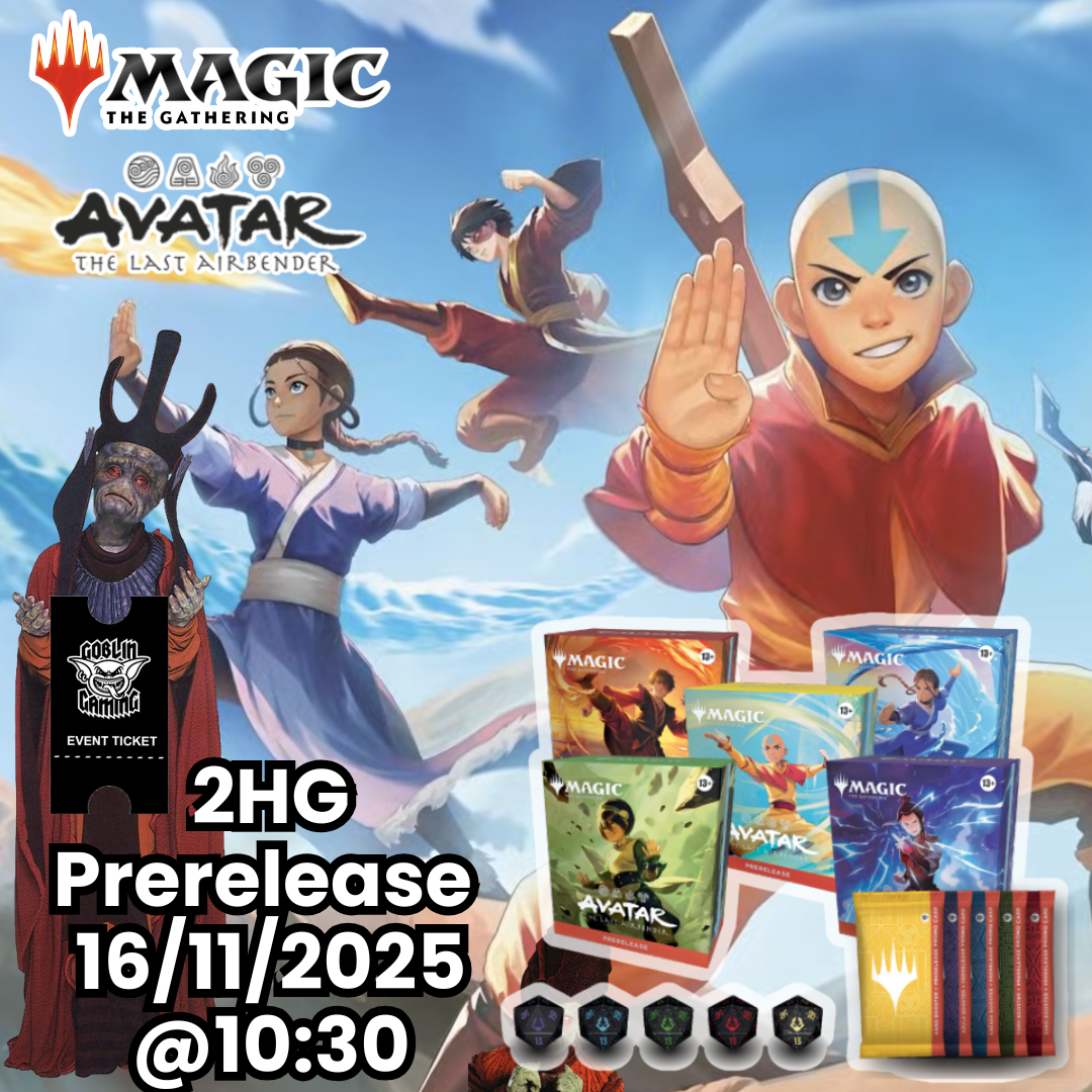 MTG Avatar: The Last Airbender Prerelease 2HG Ticket (No Kit) 16/11/2025 @ 10:30