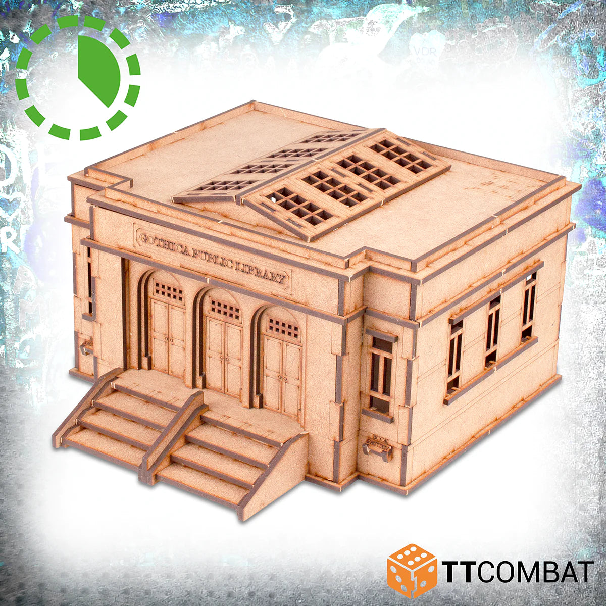 Gothica Public Library MDF Scenery