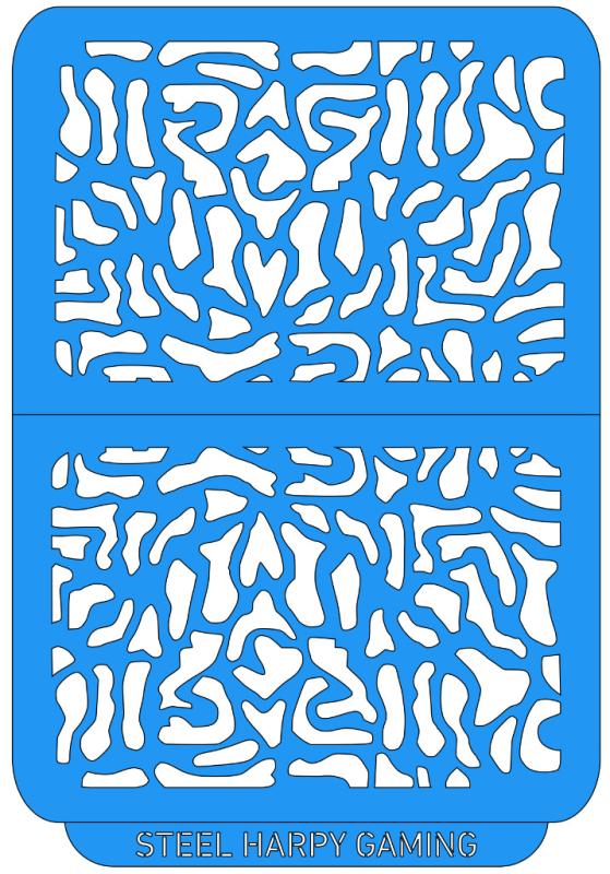 Military Camo - Medium - Style 3 - Steel Harpy Stencils