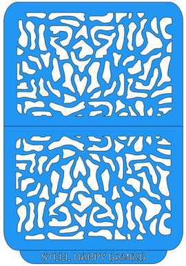 Military Camo - Medium - Style 3 - Steel Harpy Stencils