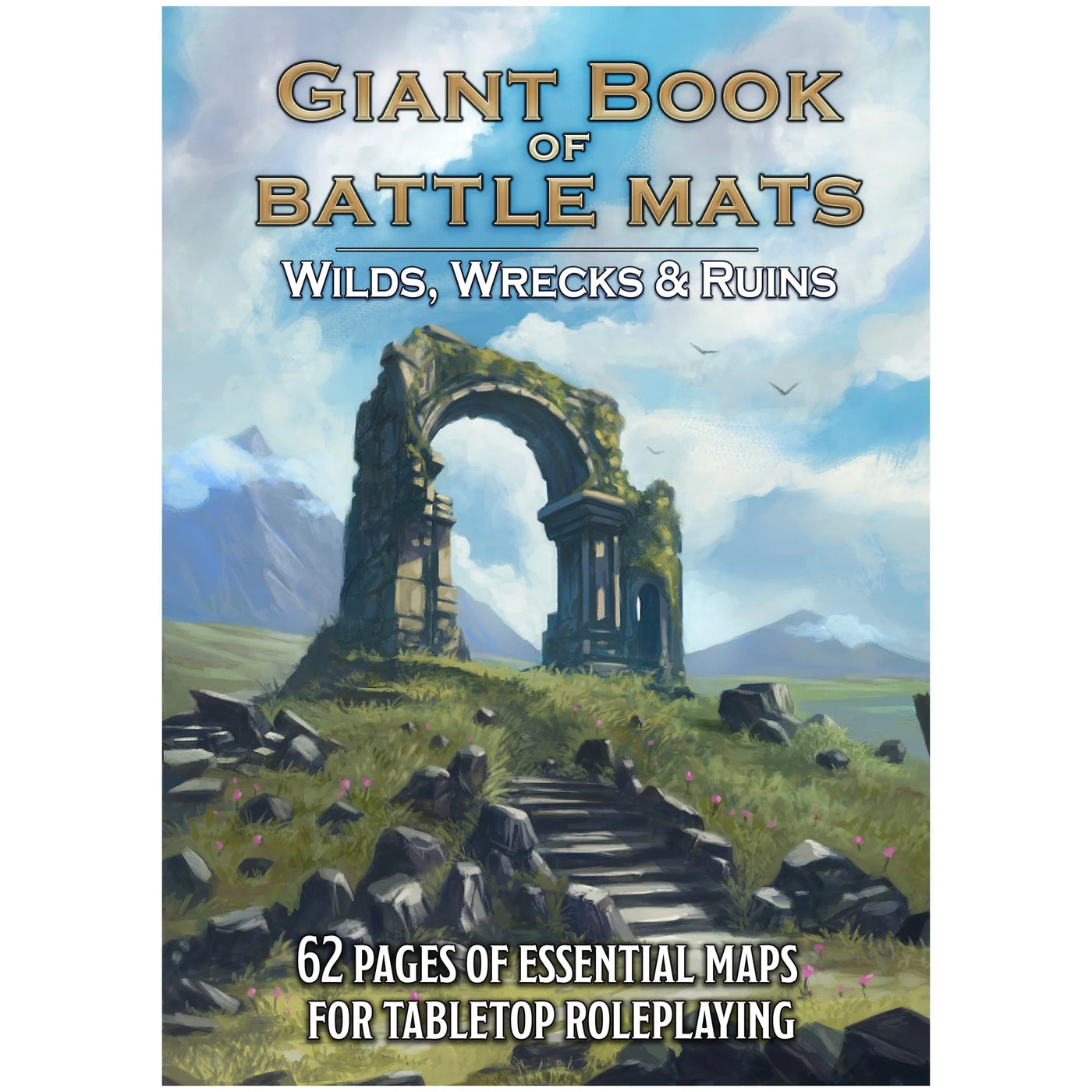 Giant Book of Battle Mats: Wilds, Wrecks & Ruins - Loke Battlemats