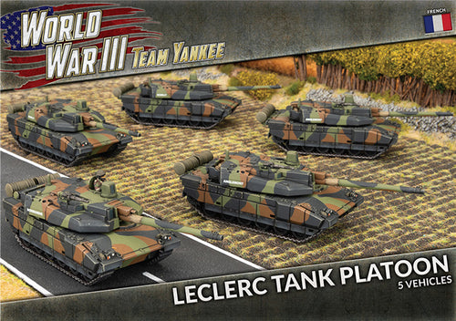 Team Yankee French Leclerc Tank Platoon