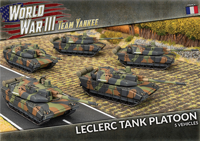 Team Yankee French Leclerc Tank Platoon